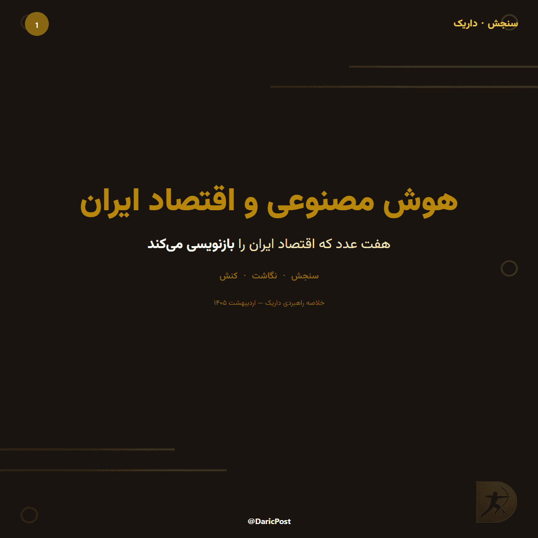 نقشه راه هوش مصنوعی ایران؛ تحلیل داده‌محور از دو شتاب هم‌زمان